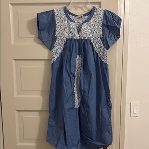 Ulla Johnson dahlia White Embroidery dress size 4